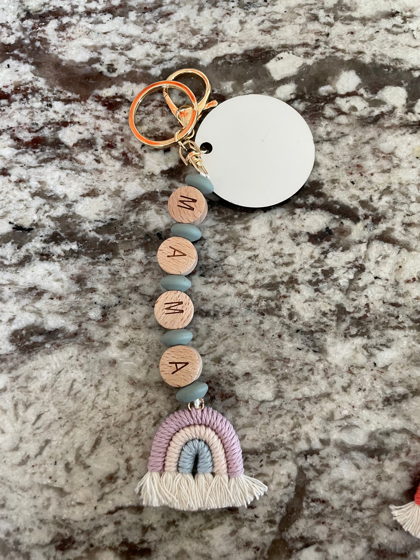 Rainbow Mama keychain