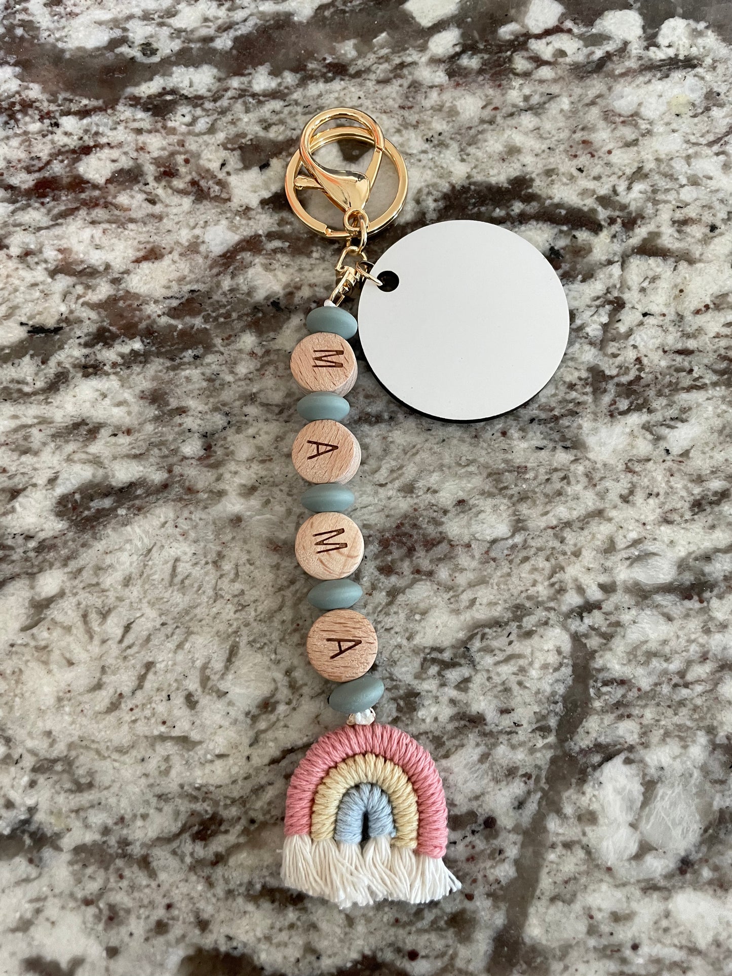 Rainbow Mama keychain