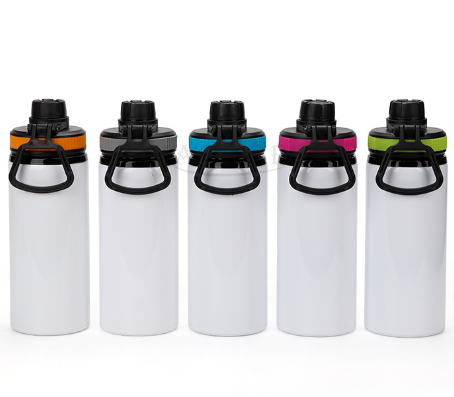 20 oz Sport Bottles w Color Ring - Blank for Sublimation