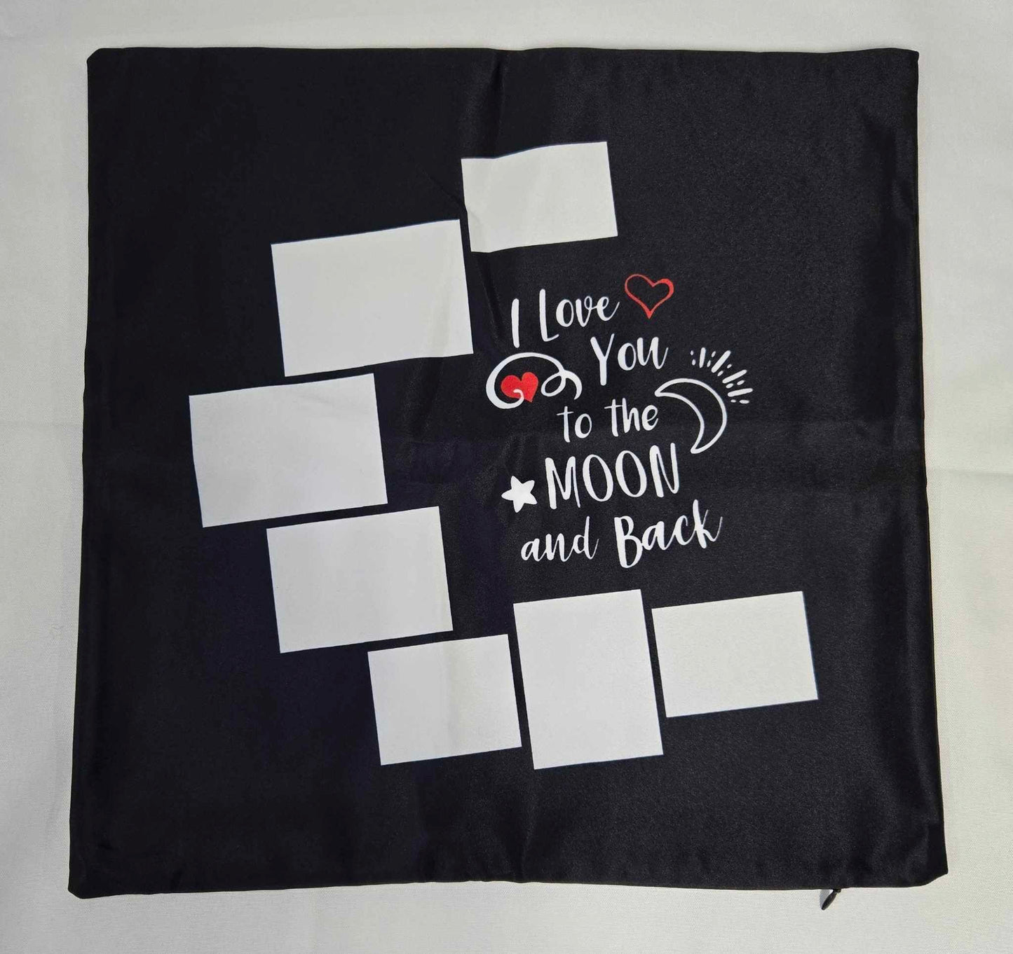 Pillowcase - Love to the Moon and Back - Blank for Sublimation