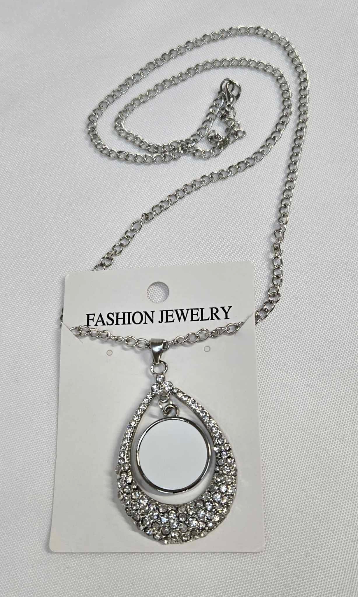 Necklace w Pendant - Blank for Sublimation