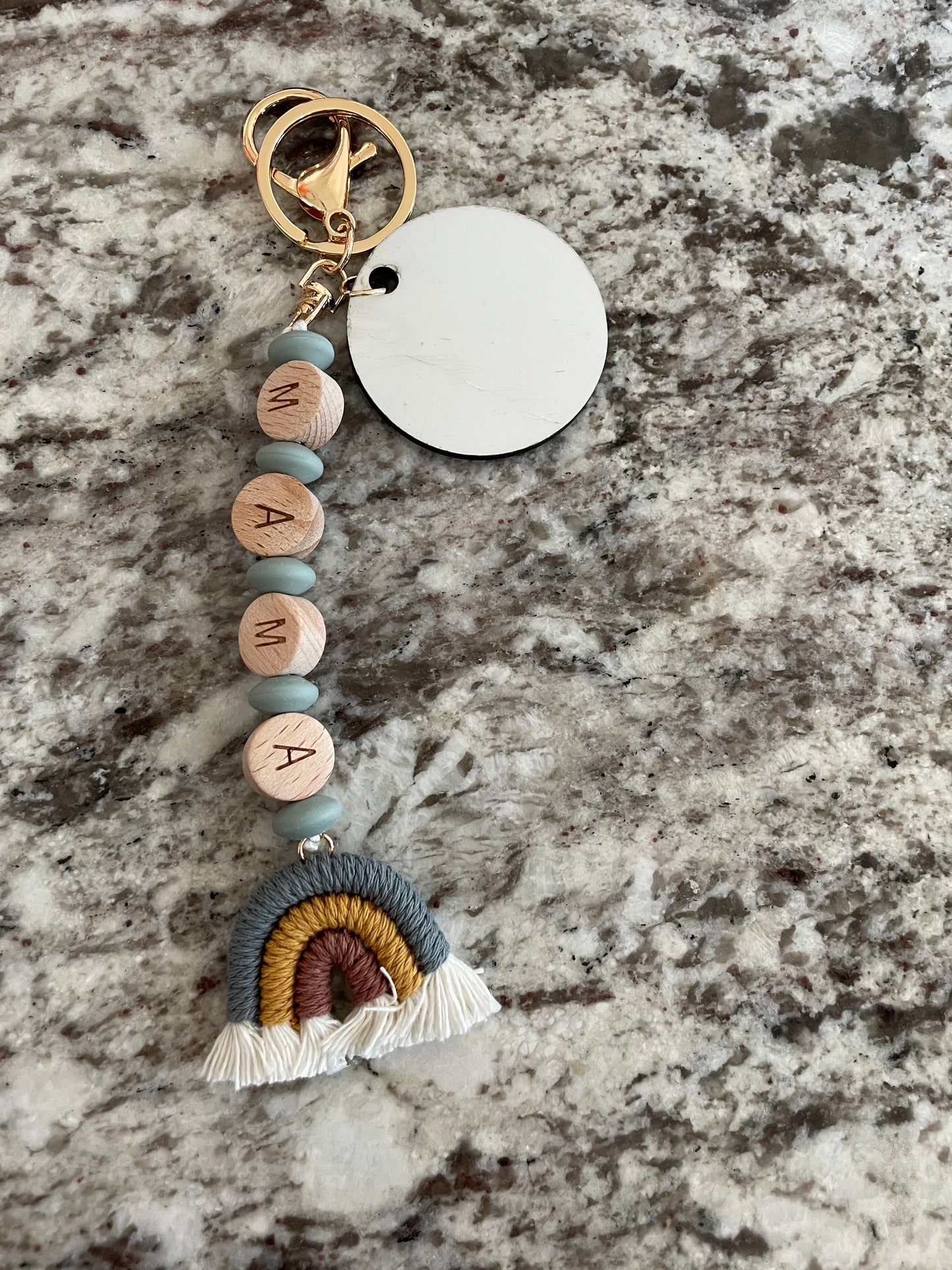 Rainbow Mama keychain