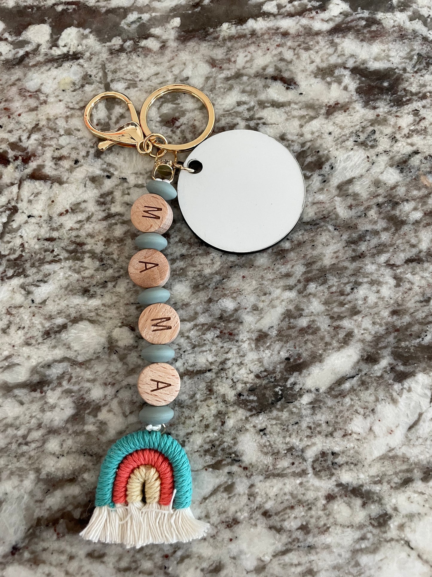 Rainbow Mama keychain