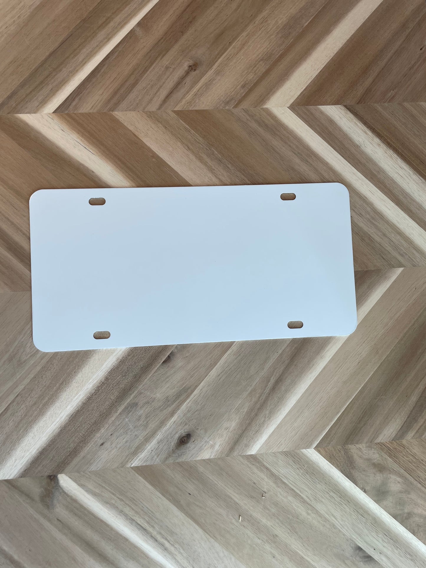 Aluminum License Plate