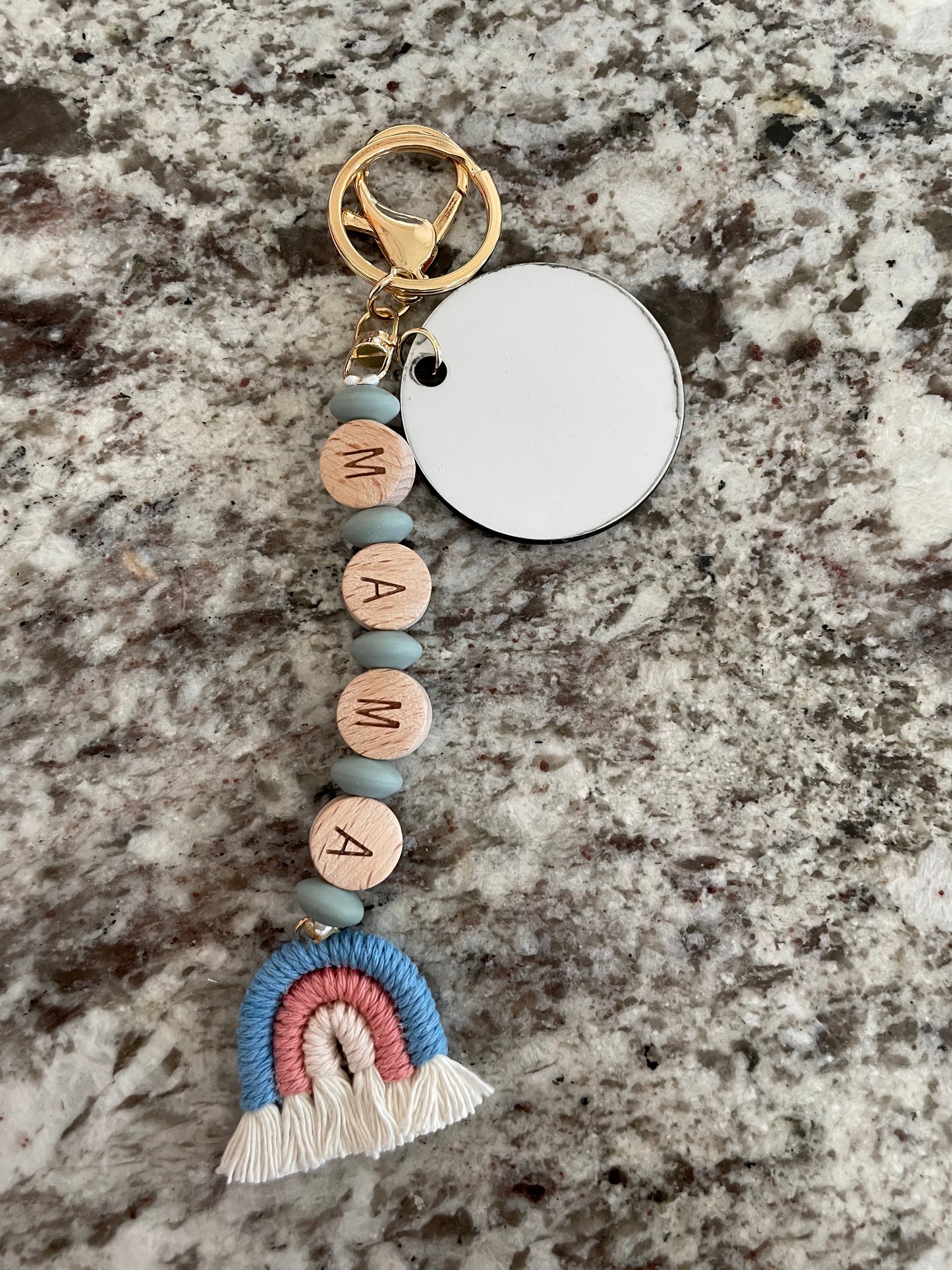 Rainbow Mama keychain