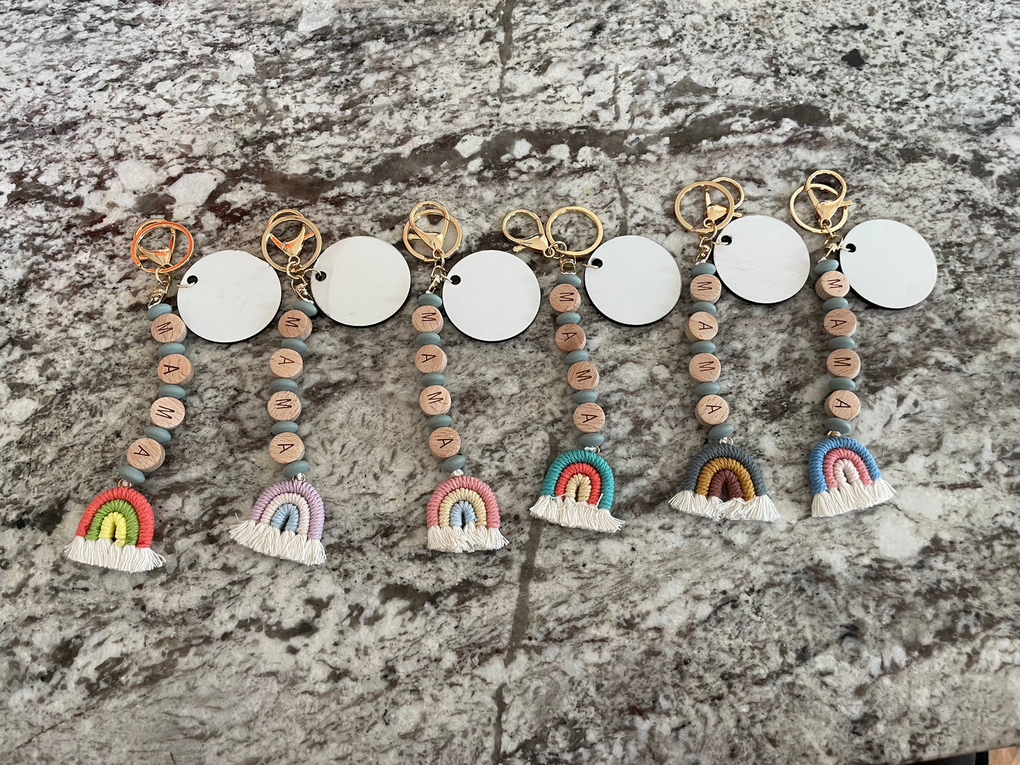 Rainbow Mama keychain