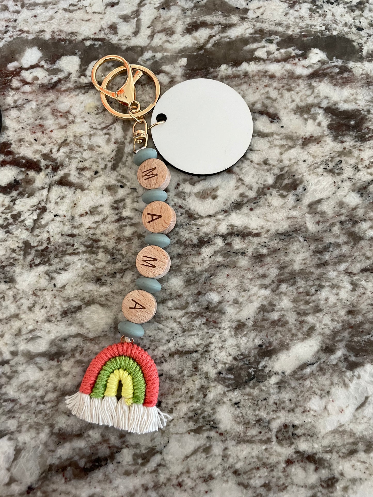 Rainbow Mama keychain