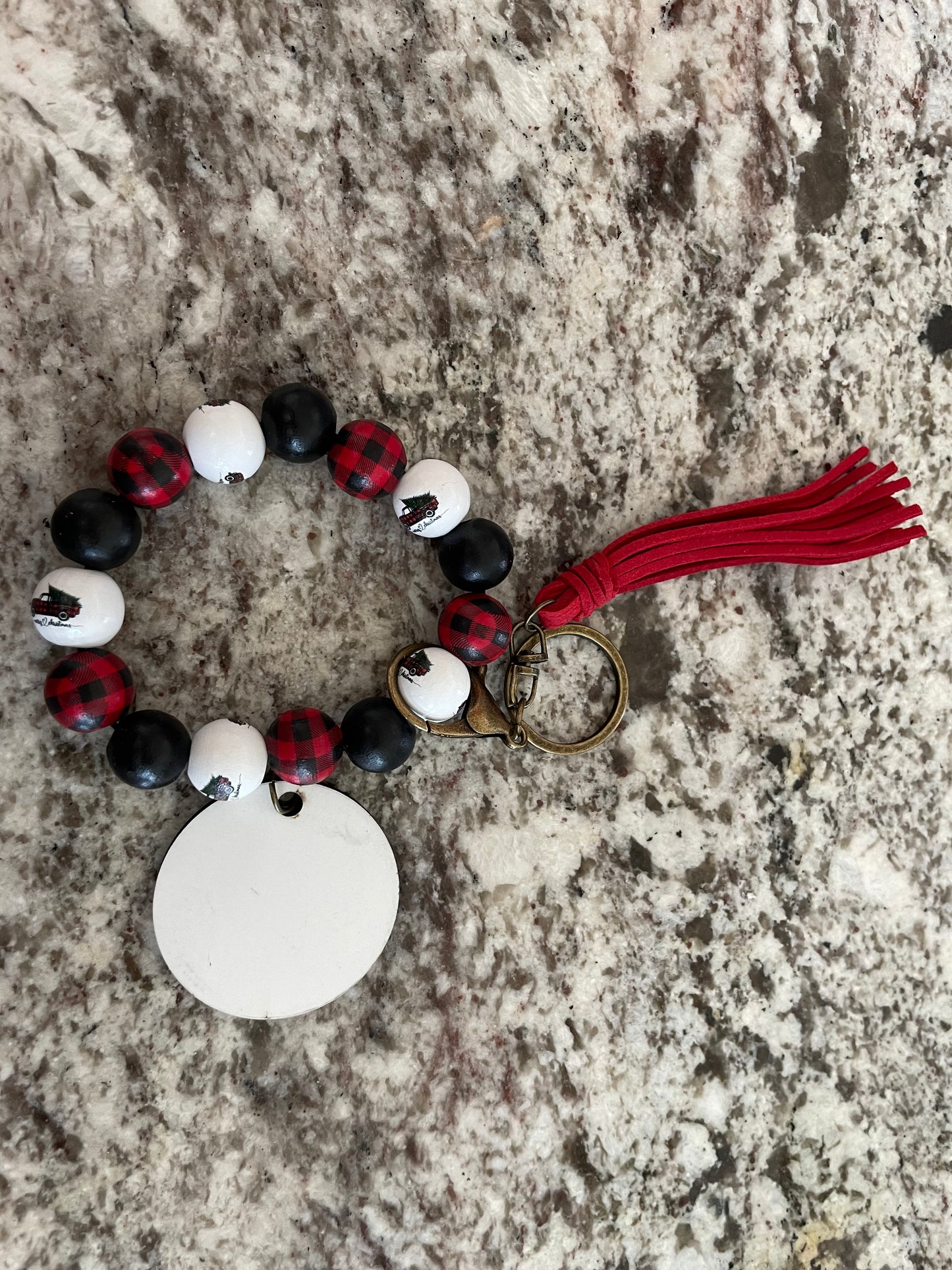 Christmas bracelet keychain