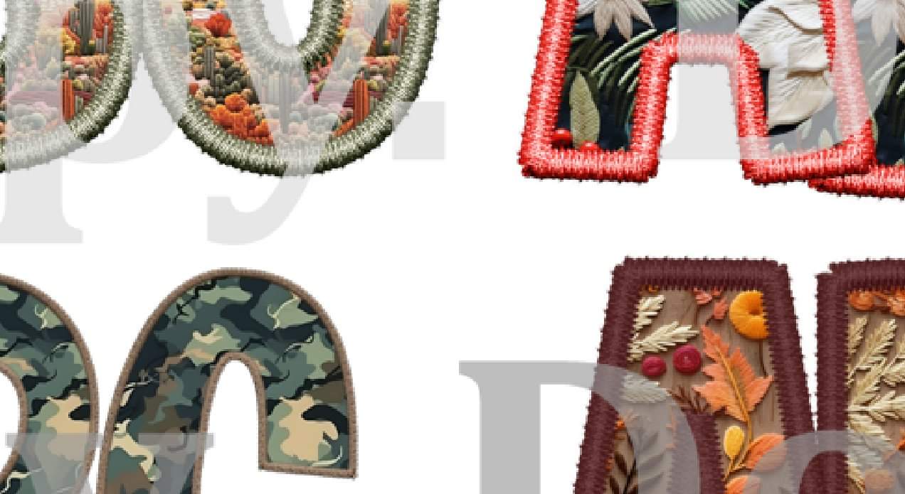 Custom Faux Embroidery Requests