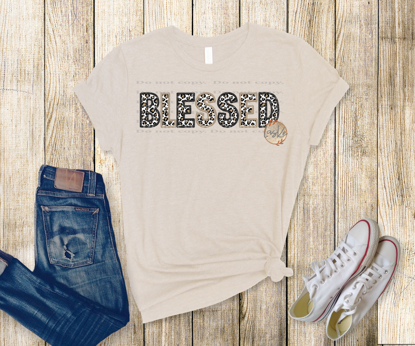DTF & Sublimation Transfers - Faux Embroidery - Leopard