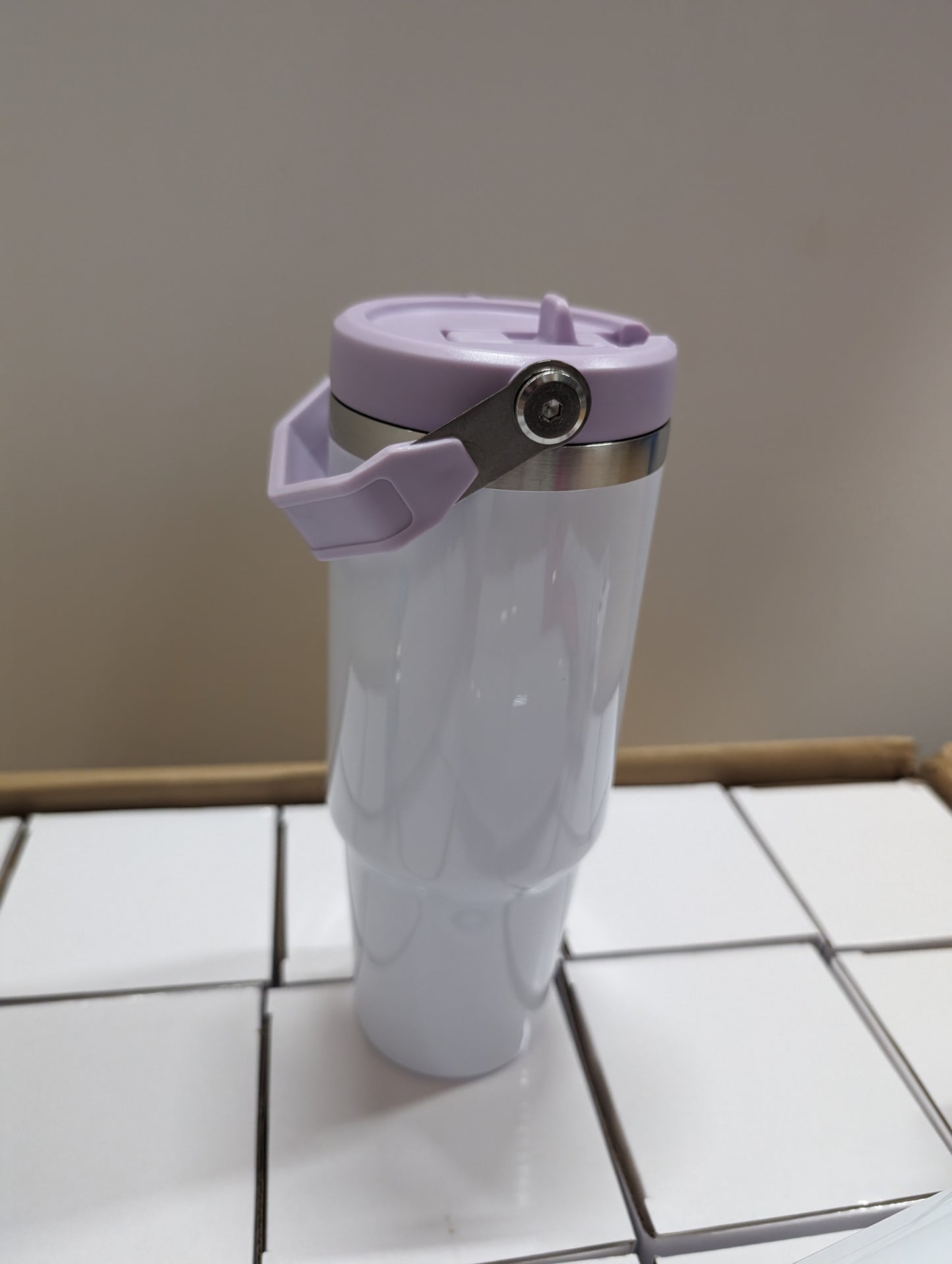 30oz Colored Tumblers with Handles - Blank for Sublimation