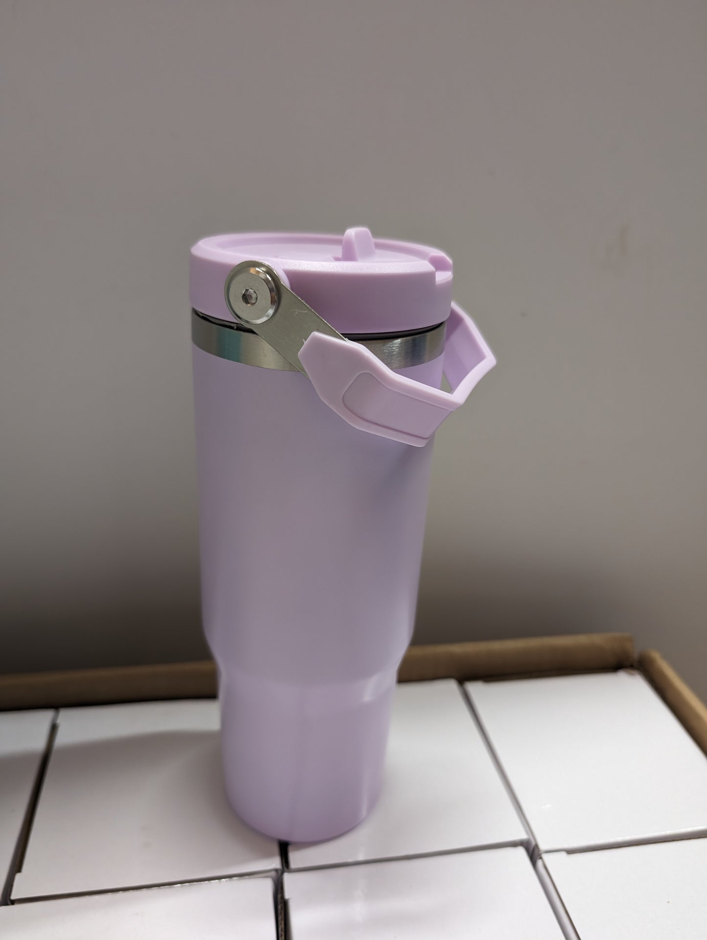30oz Colored Tumblers with Handles - Blank for Sublimation