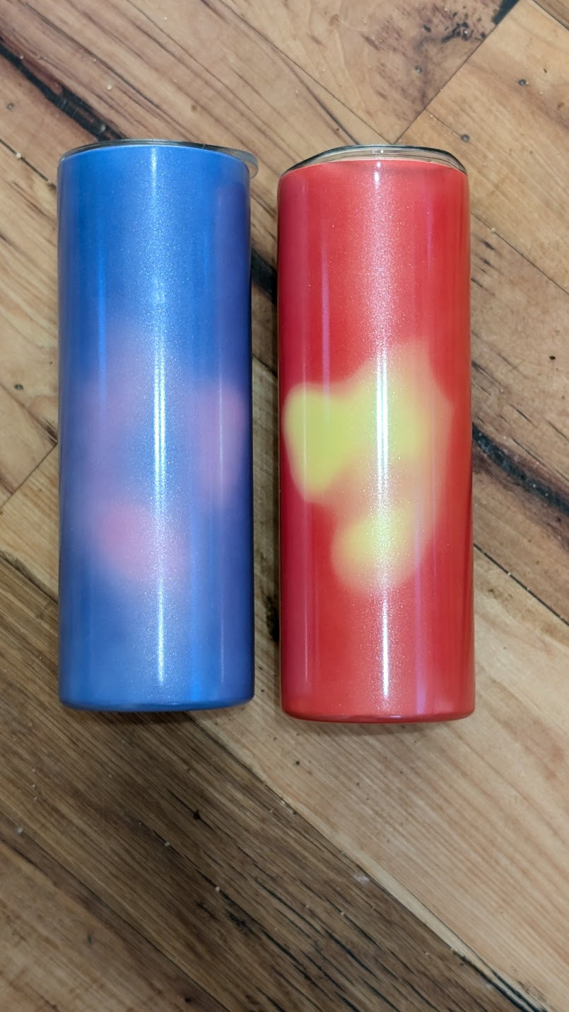 20oz Tumbler - Shimmer Heat Color Changing - Blank for Sublimation