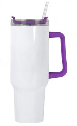 40oz Tumbler with Handle - Blank for Sublimation