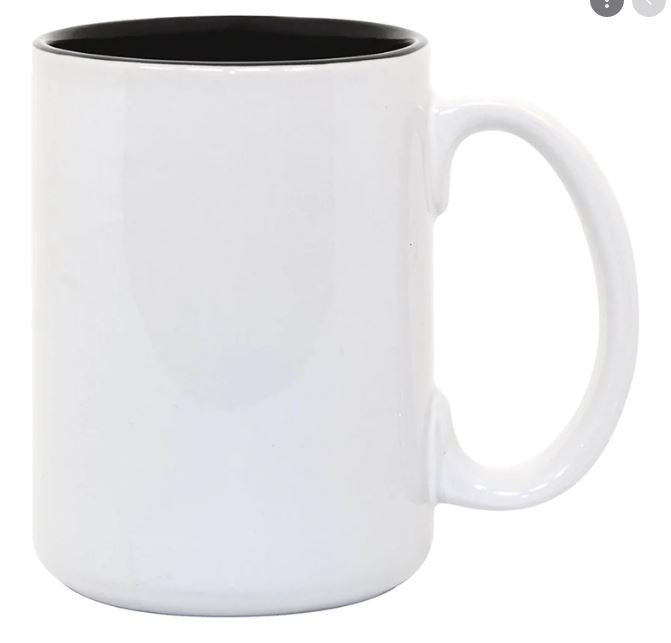 15oz Blank Mug w Black Interior