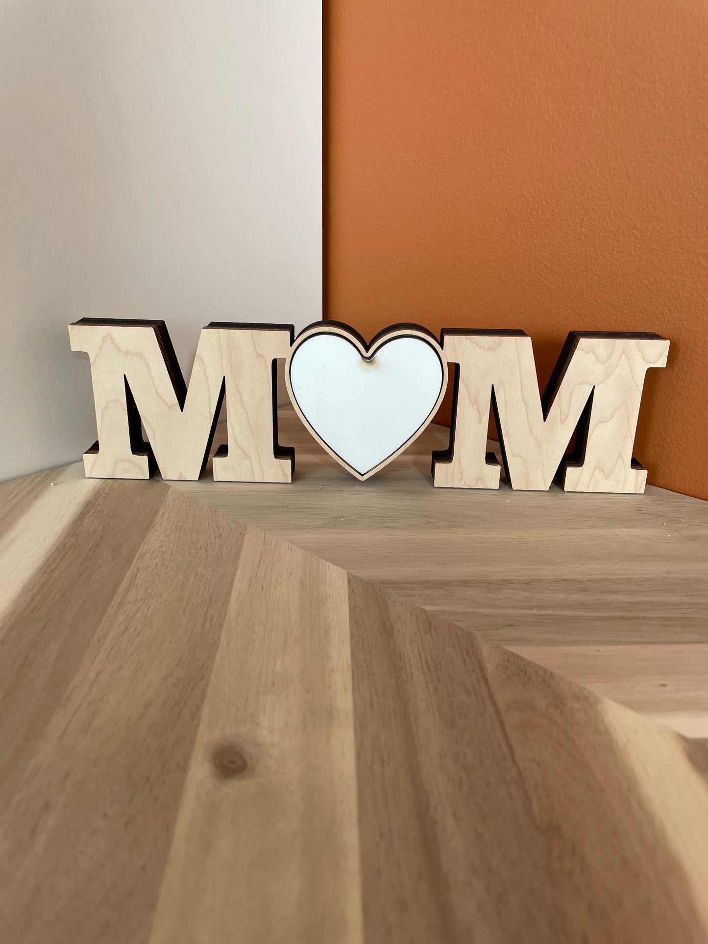DAD and MOM Word Photos - Inserts Blank for Sublimation