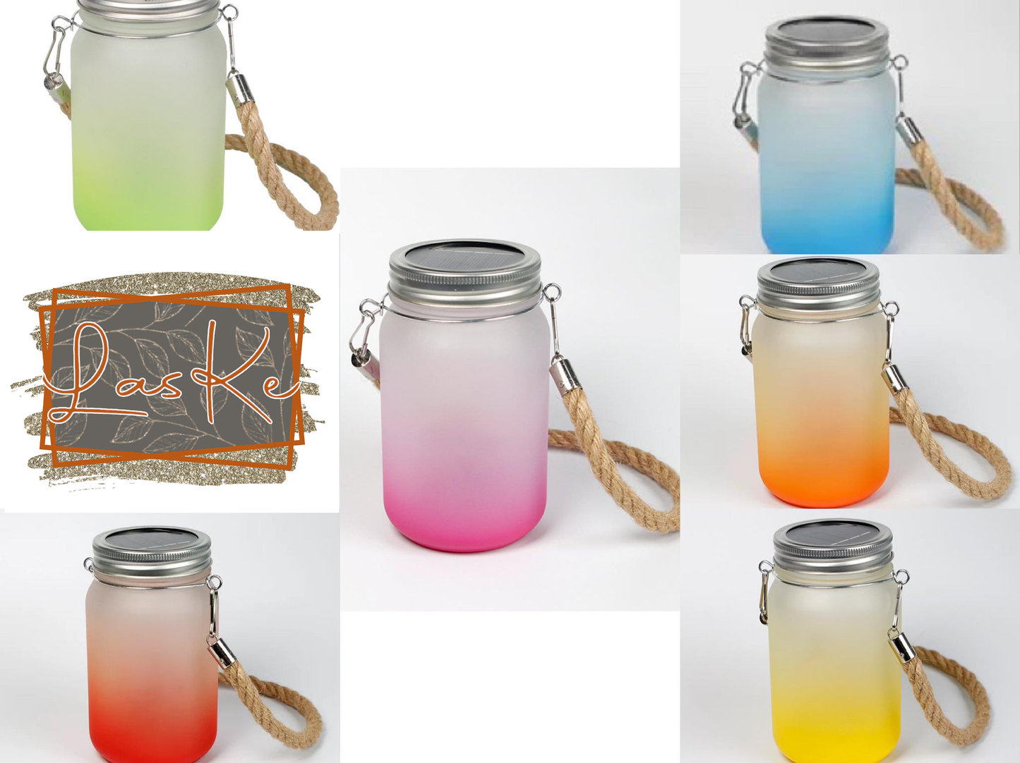 Hanging Ombre Lanterns