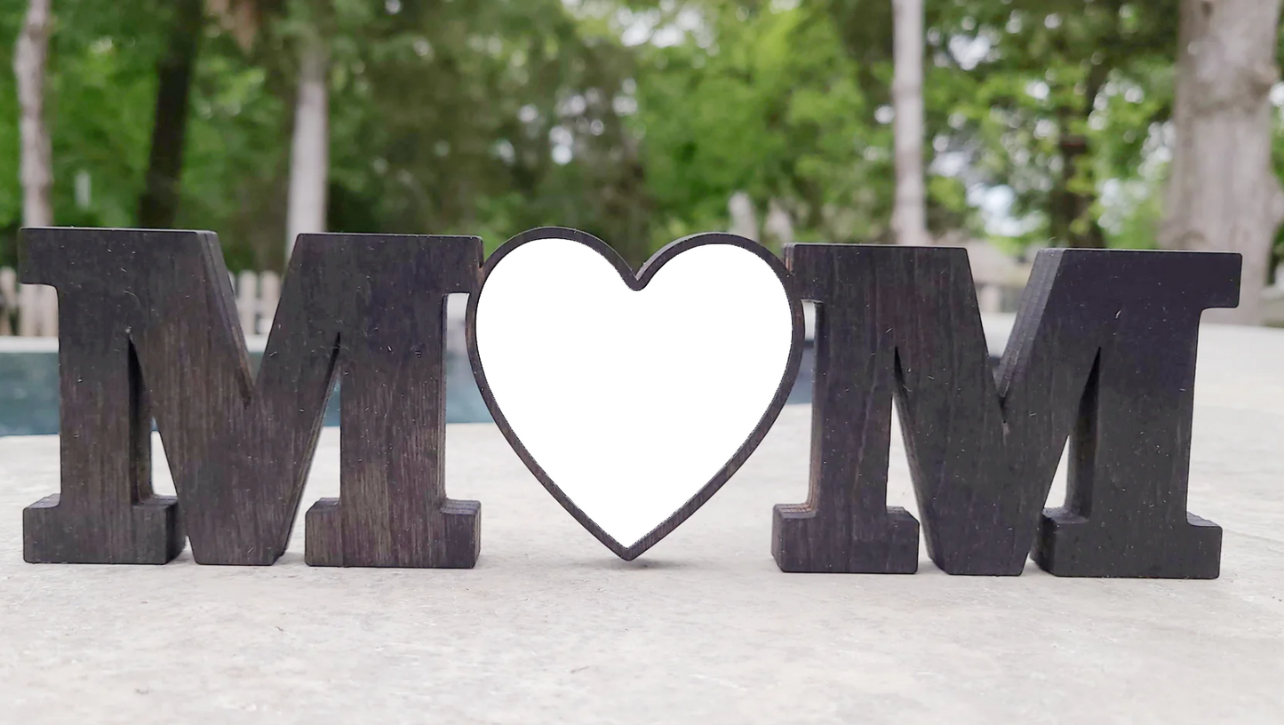DAD and MOM Word Photos - Inserts Blank for Sublimation