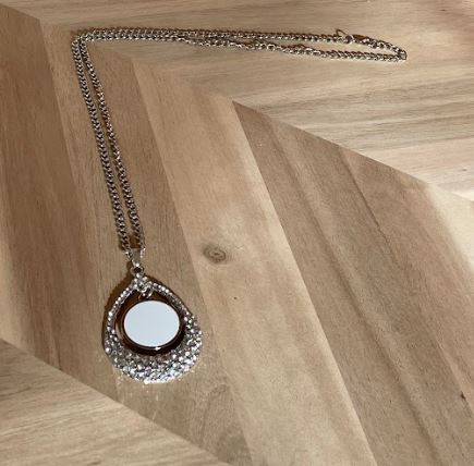 Necklace w Pendant - Blank for Sublimation