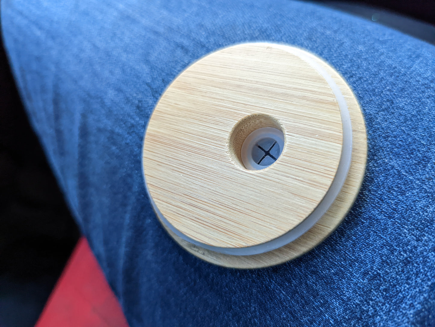 25oz Glass Tumbler Bamboo Lid