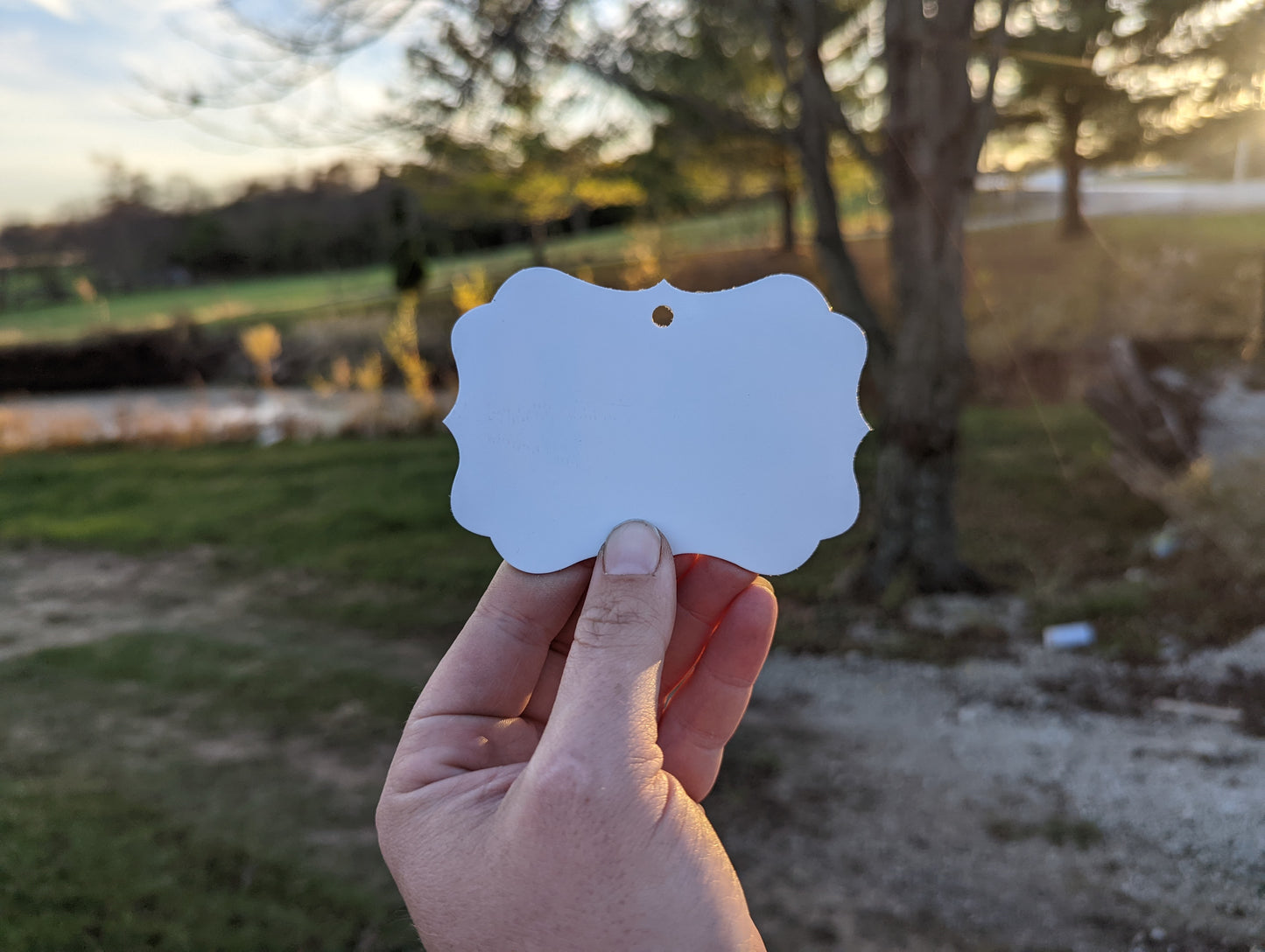 Aluminum Ornaments - Double Sided - Blank - 5 Shapes