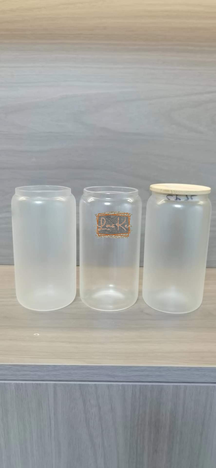 16oz Glow in the Dark Glass Jars