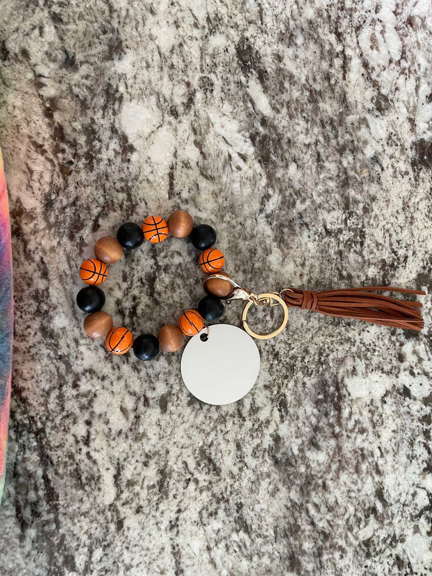 Basketball Bracelet keychain