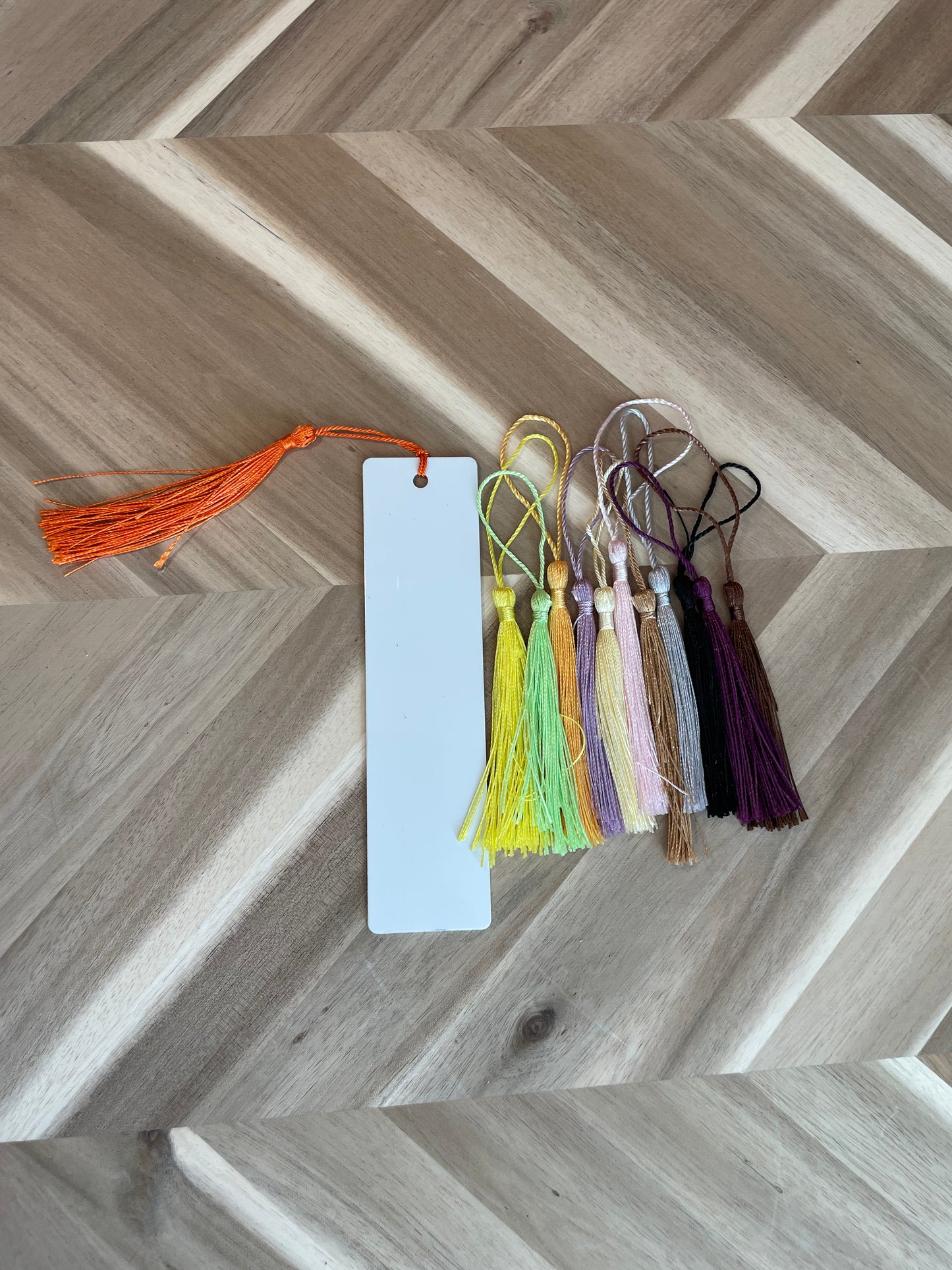 Aluminum Bookmark with Tassel