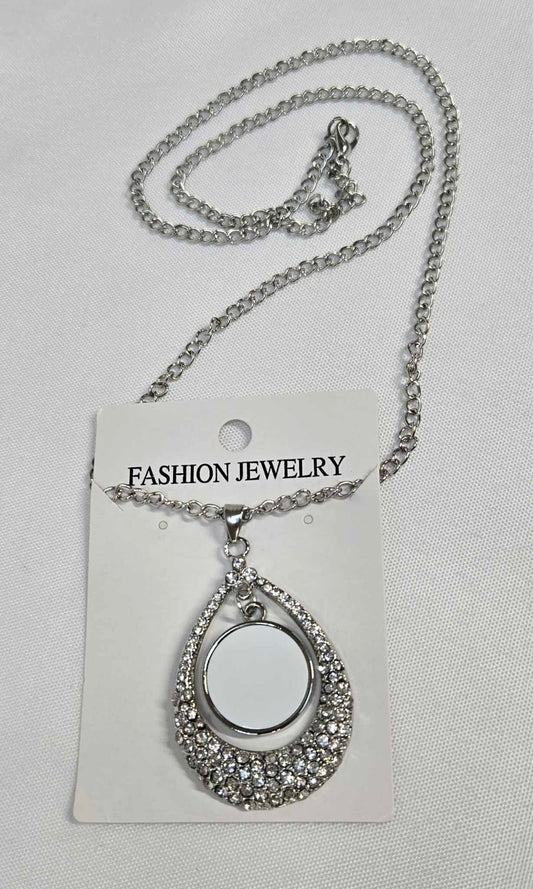 Necklace w Pendant - Blank for Sublimation