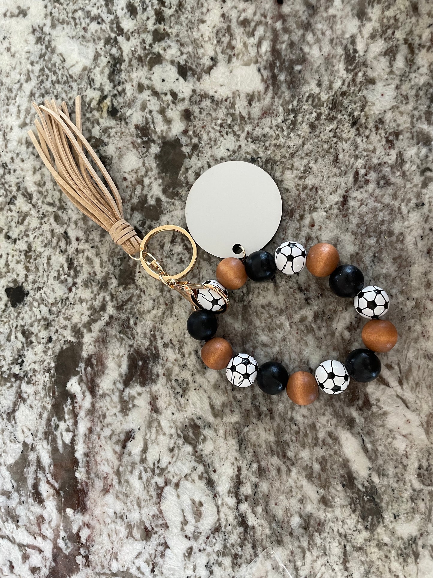 Soccer bracelet Keychain
