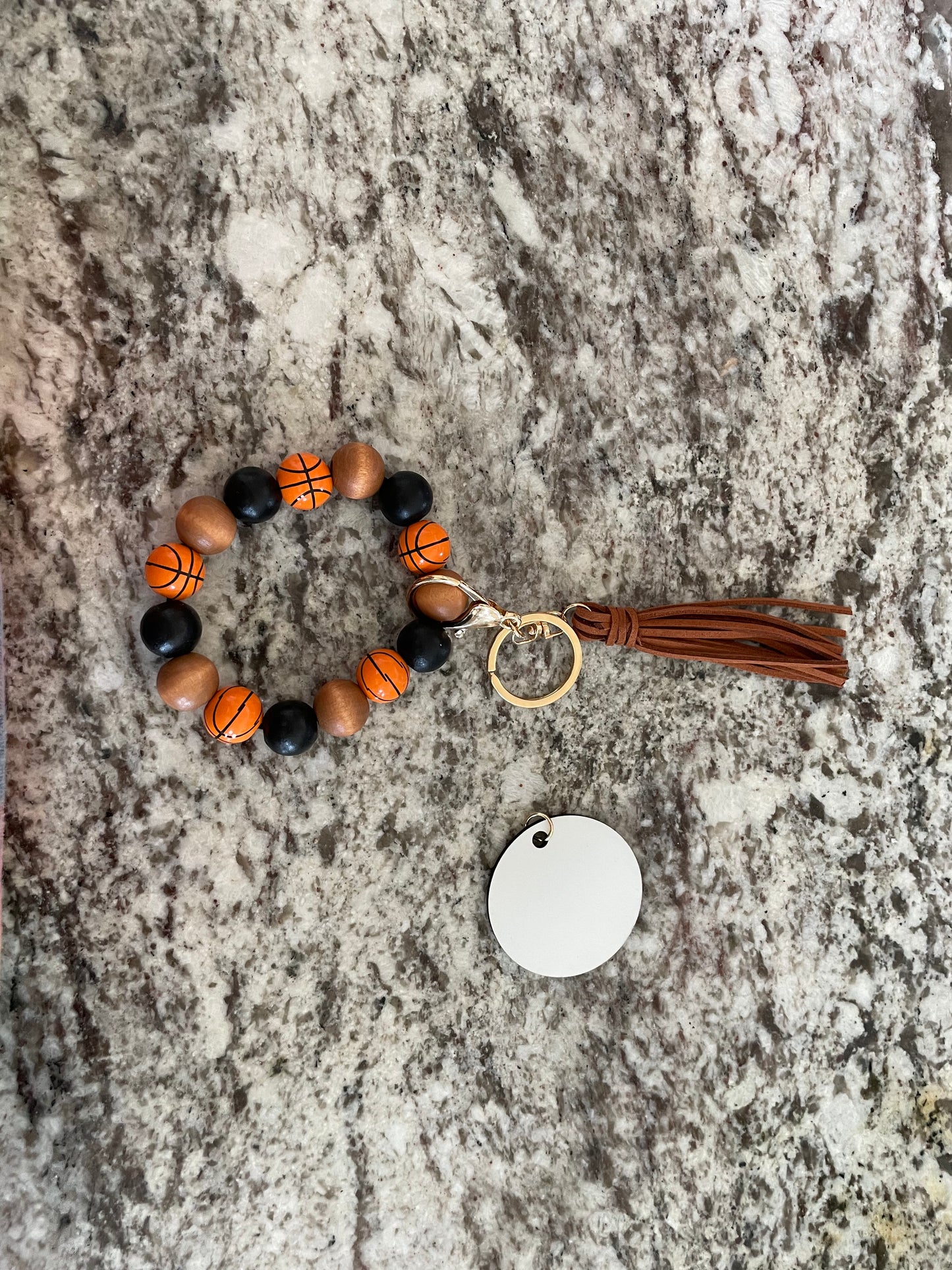 Basketball Bracelet keychain