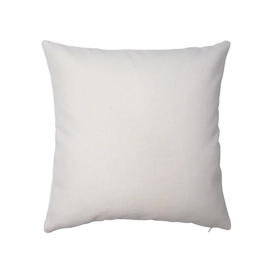 16" Square Linen Pillowcase w Pocket - Blank for Sublimation