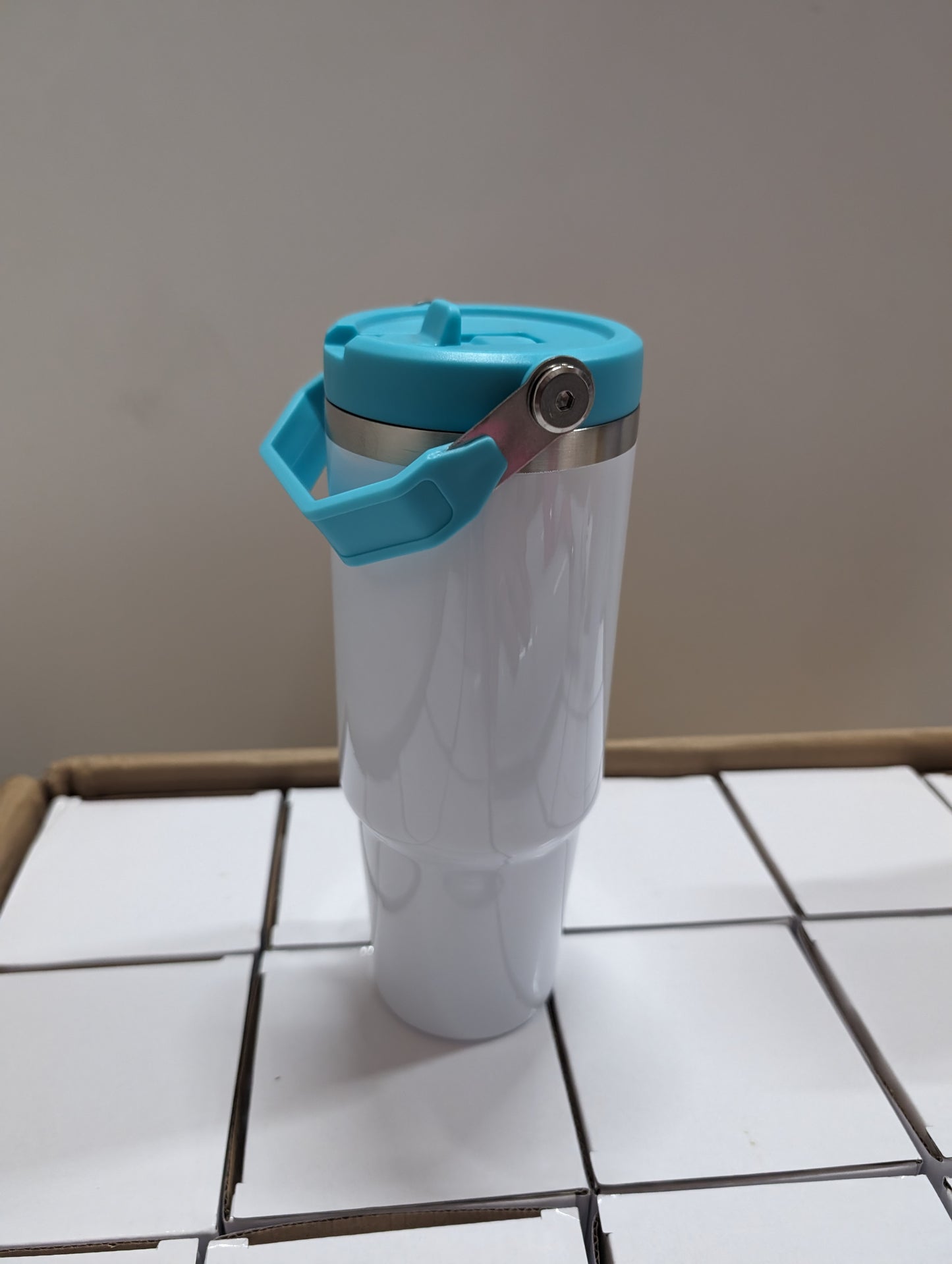 30oz Colored Tumblers with Handles - Blank for Sublimation