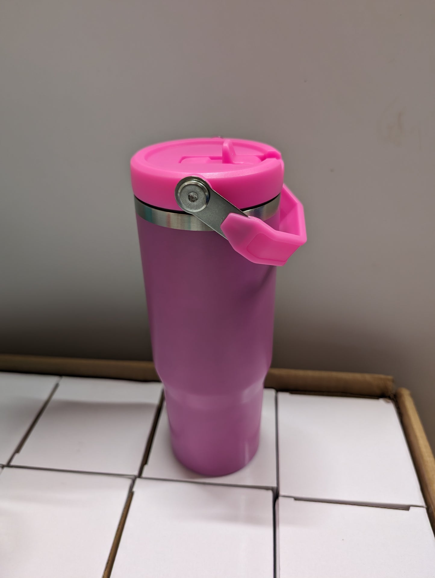 30oz Colored Tumblers with Handles - Blank for Sublimation