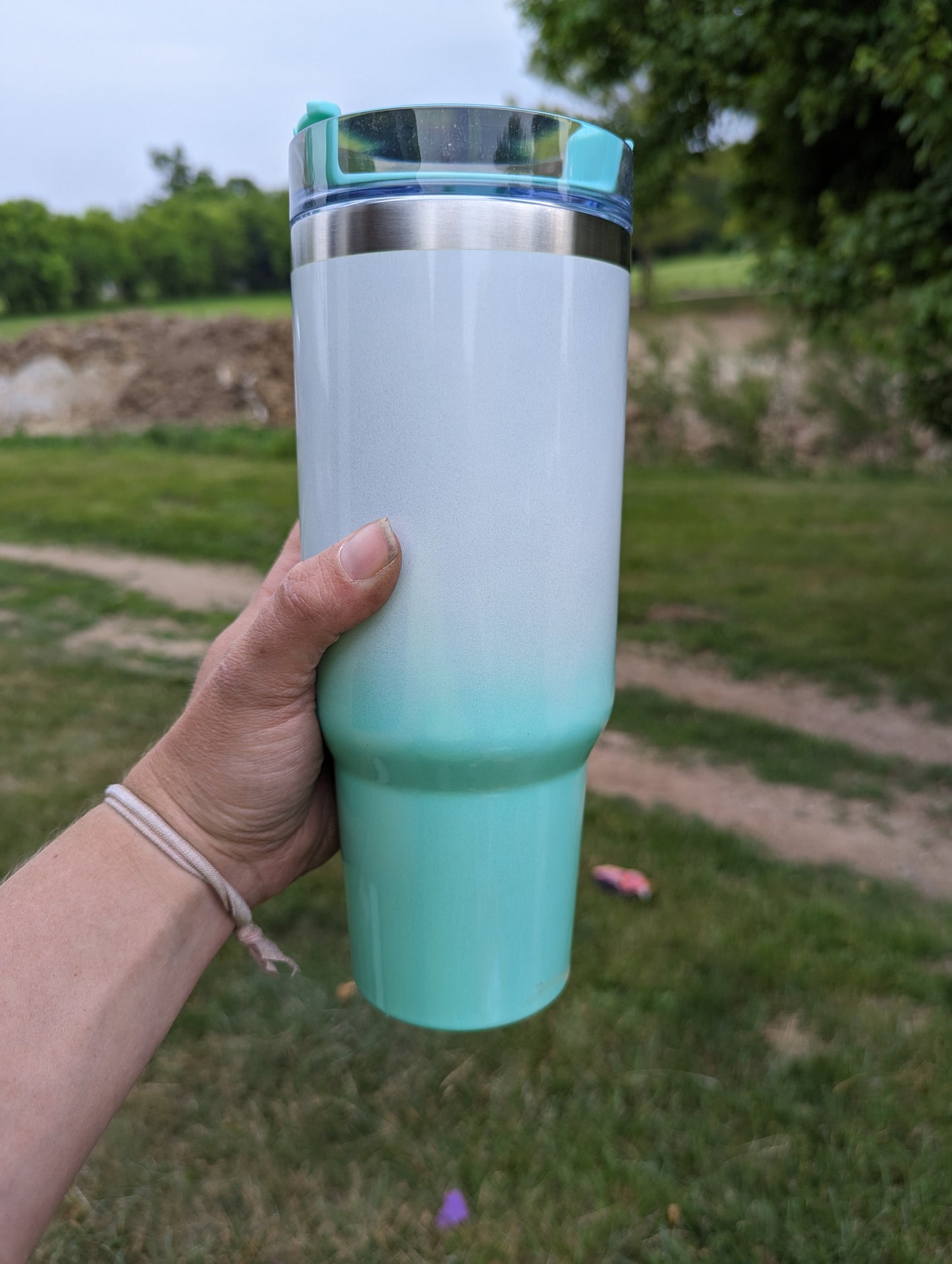40oz Shimmer Ombre Sublimation Tumblers - Blank