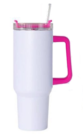 40oz Tumbler with Handle - Blank for Sublimation
