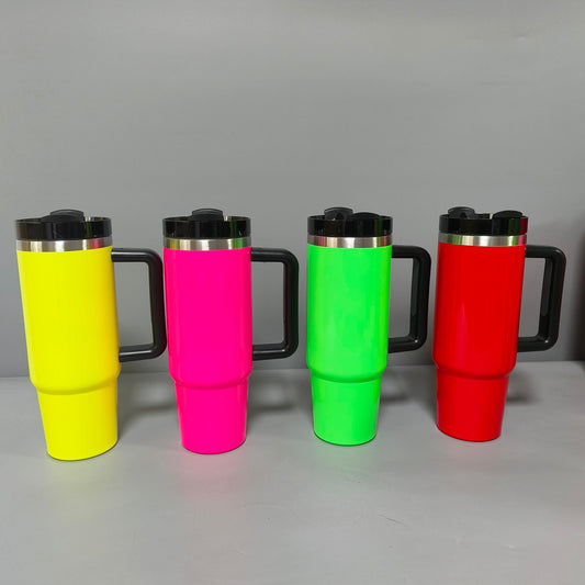 40oz Neon Sublimation Tumblers - Blank