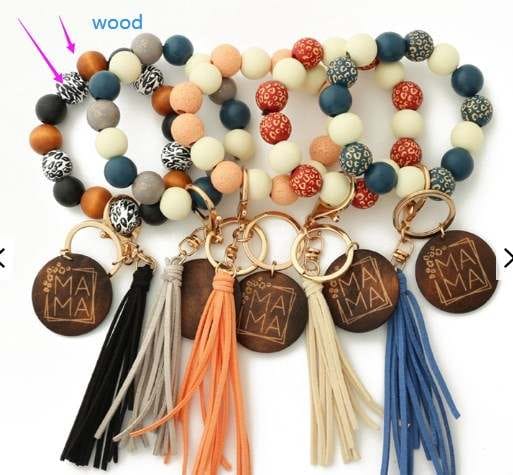 Wooden Mama Keyrings