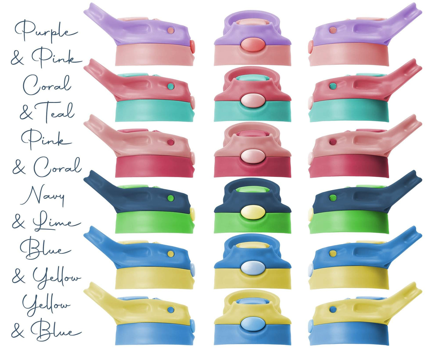 12oz Blank Kids Flip Top - Lid Only